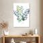 Inspiration naturelle bleu eucalyptus blanc II-108381751
