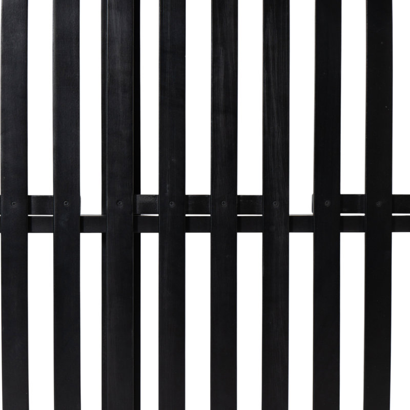 Banc de balançoire d'extérieur avec cadre durable pour cour arrière, Noir