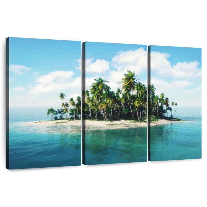 Gillard Ocean Island, 28" H x 45" W
