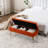 Velvet Storage Bench with Gold Legs Nailhead Trim, Upholstered Bedroom Bench for End of Bed-1395960272-1377762630