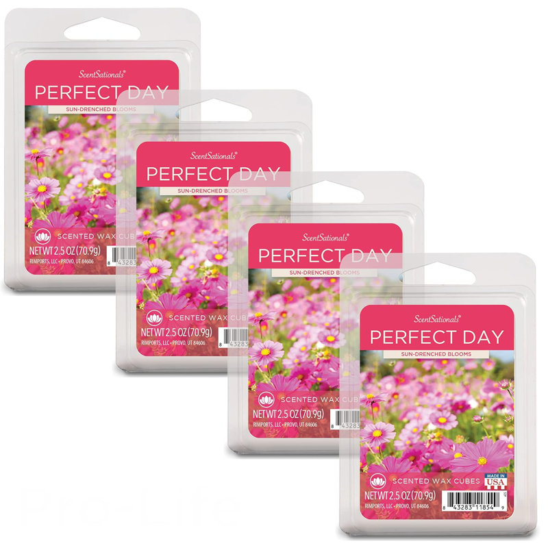 Collection de fond de cire ScentSationals 4PK, Cire parfaite