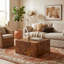 Table basse Mesa Teakwood Root Square, naturel-1247368510