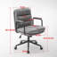 Chaise de bureau à dossier moyen avec roulettes