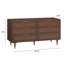 Commode 6 tiroirs Sierra chocolat brun foncé-1364584627