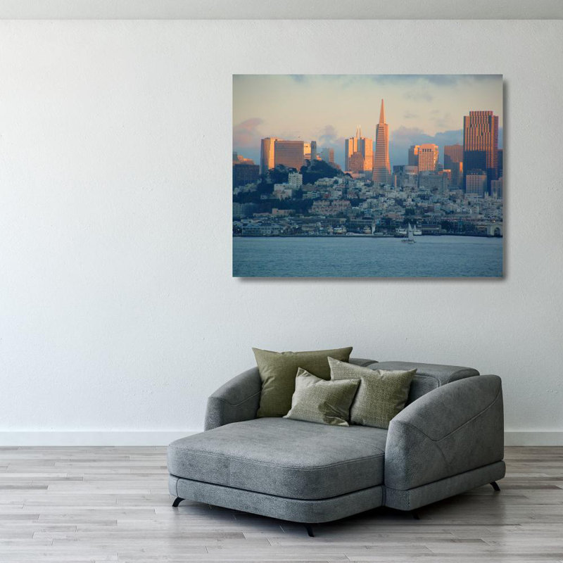 Paysage urbain de San Francisco, Californie, H 28 po x l 37 po