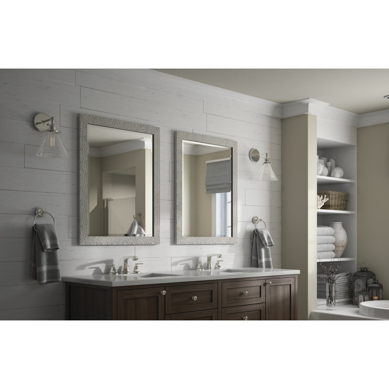 Deluxe Modern & Contemporary Beveled Bathroom / Vanity Mirror, 32.64" x 23.03"