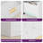 6-Drawer Dresser with RGB LED Lights & Charging Station, White Linen Texture Chest of Drawers-1561186846