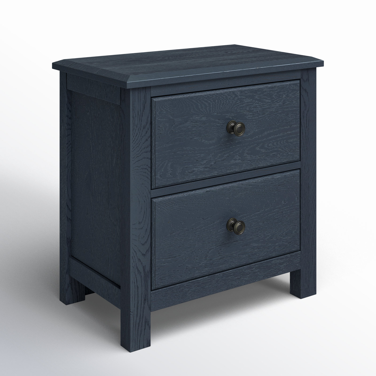 Lewin Oak Nightstand, Indigo