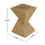 Table d'appoint moderne TESS - Table de bout élégante compatible avec le salon, la chambre à coucher ou le bureau