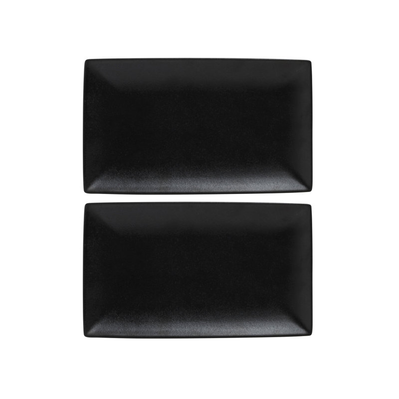 Plateau caviar rectangulaire large 34,5 x 19,5 cm
