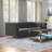 Mesmer Channel Tufted Button Performance Velvet Sofa In Charcoal-1837460247