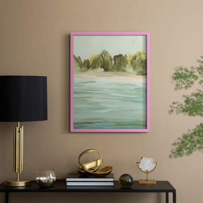 Offshore Horizon II, reproduction encadrée - bois massif