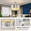 Modern Chandelier Crystal Light, Crystal Ceiling Light, E14 Lights for Dining Room, Kitchen-666916953-666916958-666916959