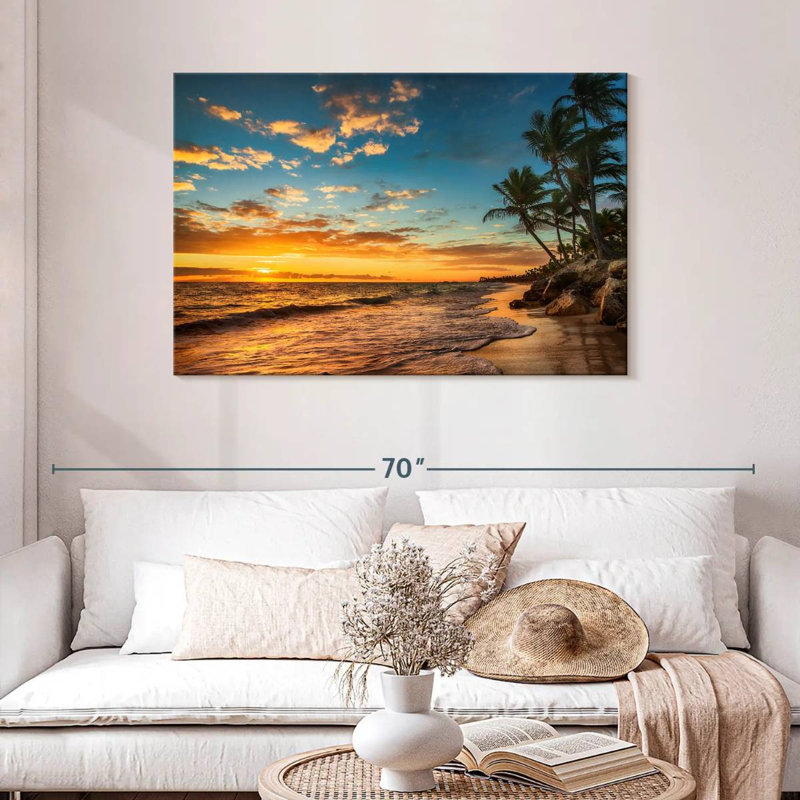 Gillard, coucher de soleil, scène de Gillard, H 30 po x l 45 po