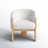 Eileen Boucle Tripod Dining Armchair-1146282448