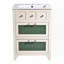 Armoire de salle de bain 2 tiroirs
