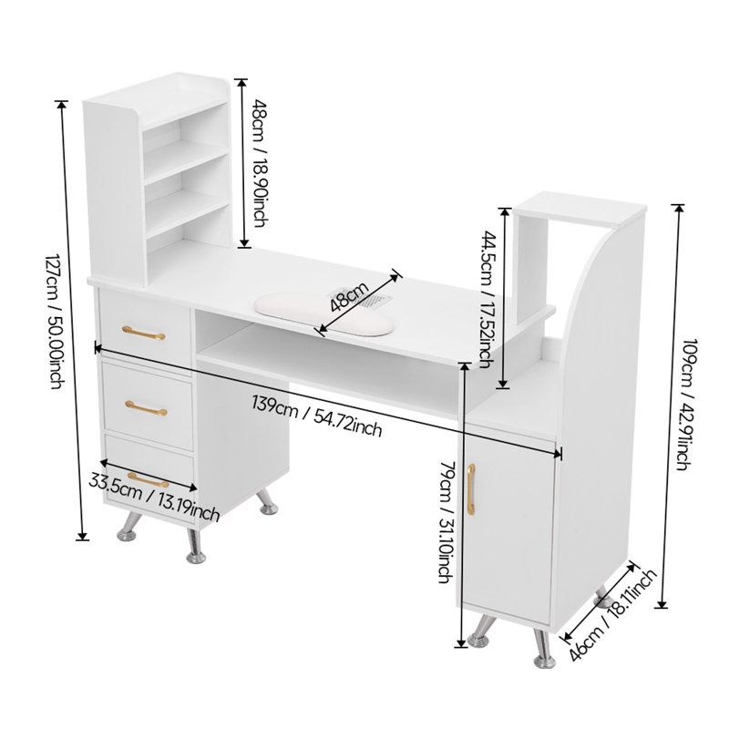 Wood Makeup Organizer