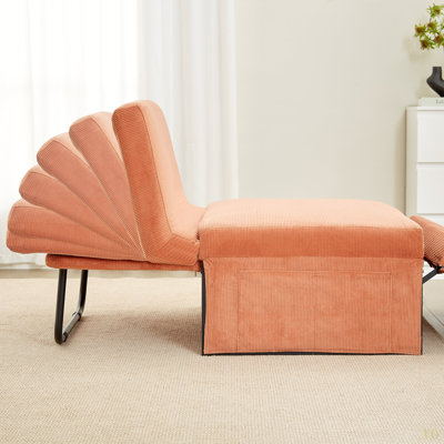 Canapé-lit moderne en velours côtelé, fauteuil, canapé-lit, petit canapé-lit avec dossier inclinable, meubles de salon, chambre à coucher, canapé-lit convertible 4 en 1