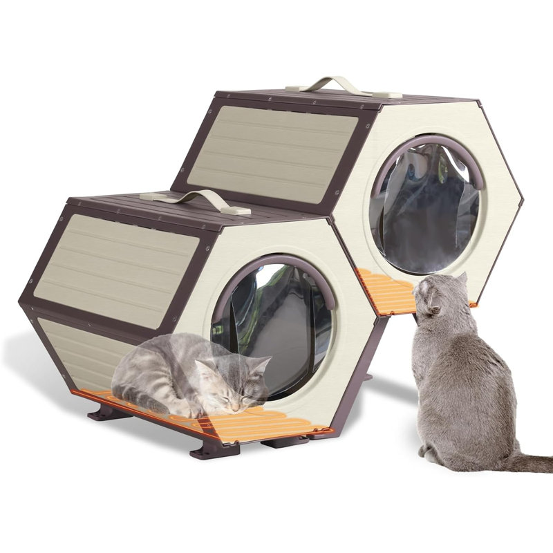 Heated Fairburn Expandable Cat Cage