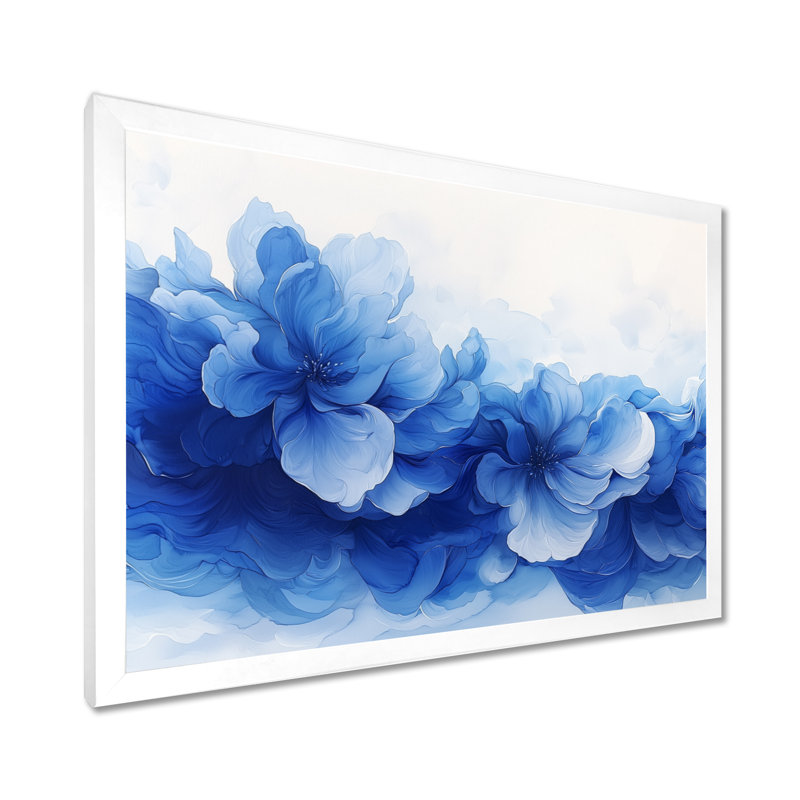 Horatio - Abstract Wall Art, Reproduction encadrée d'une seule photo sans pass, H 12 po x l 20 po, Blanc