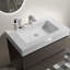 Meuble-lavabo gris 30 po - Fixation murale moderne avec glissières de tiroir silencieuses, rangement généreux et meuble-lavabo élégant, gris et grand-1484953513-1484953515