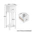 1 Drawer Bedside Table  with Shelf Sleek and Functional Nightstand-2029673564
