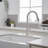 Single Hole Kitchen Faucet With Pull Out Sprayer Single Handle Kitchen Sink Faucets Modern Brass Kitchen Basin Taps With Deck Plate-106463516