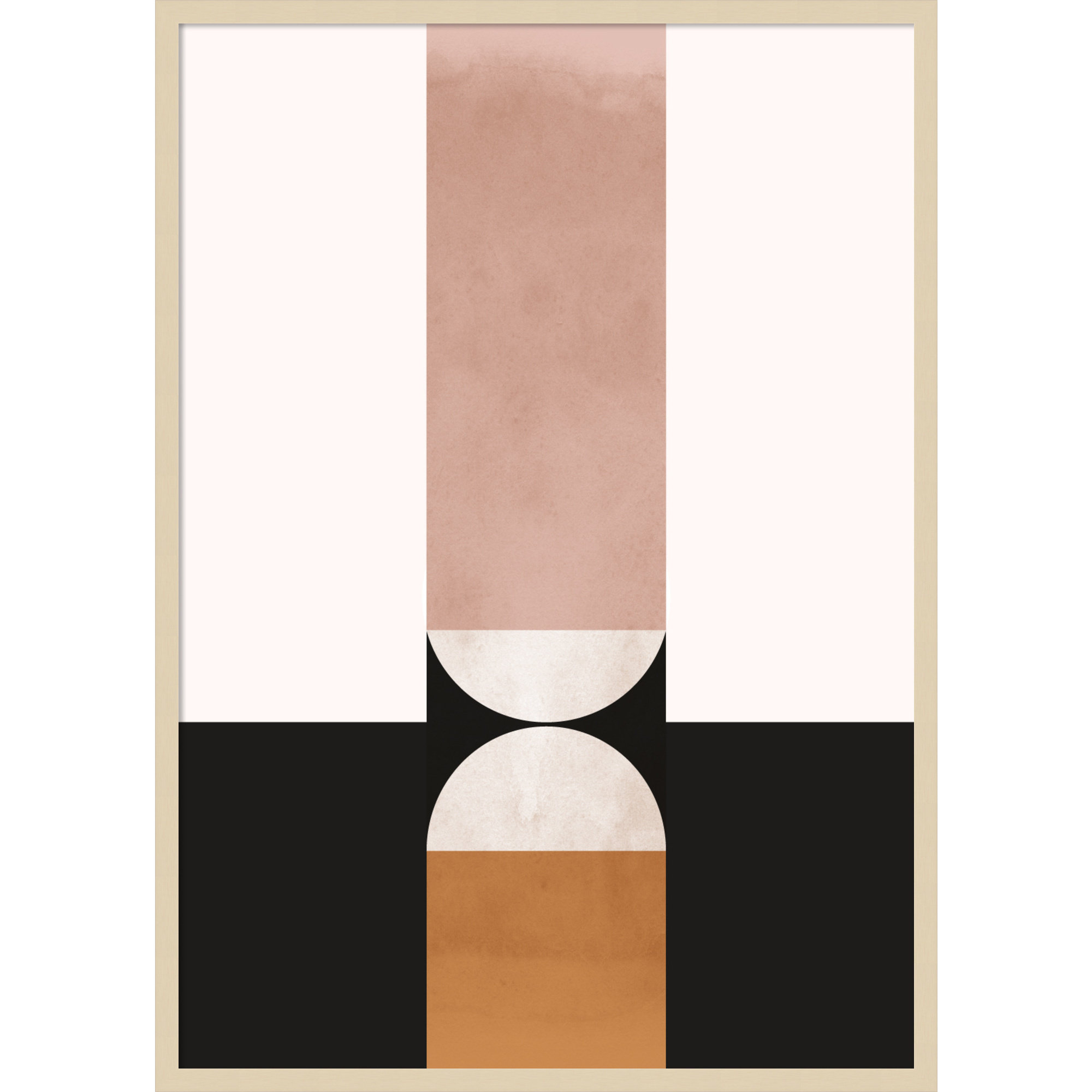 Venice 2 by Alexander Ginzburg, Brown, 42.25" H x 30.25" W x 0.88" D