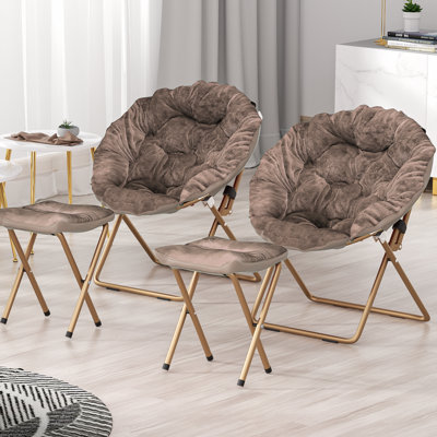 Chaises confortables avec repose-pieds et repose-pieds Papasan