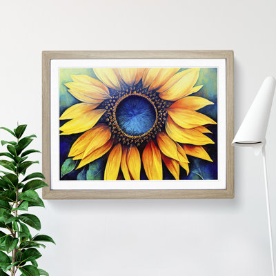 Spectacular Sunflower - Framed Print