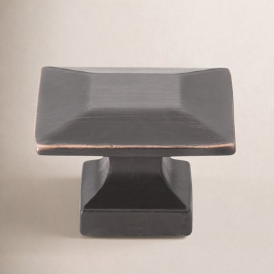 1 3/8" Length Square Knob