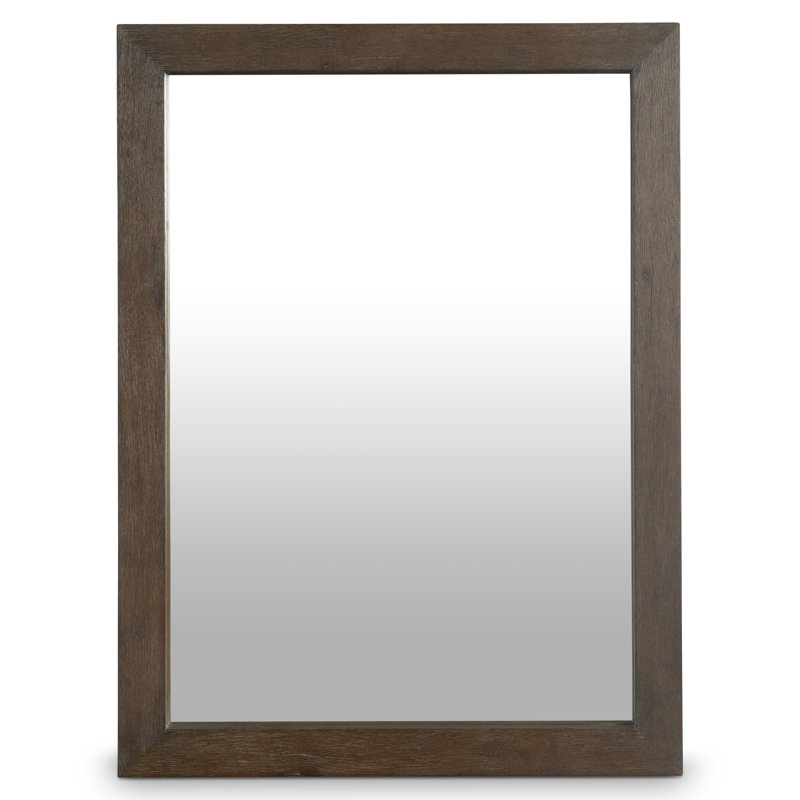 Outline Rectangle Framed Wall Mirror