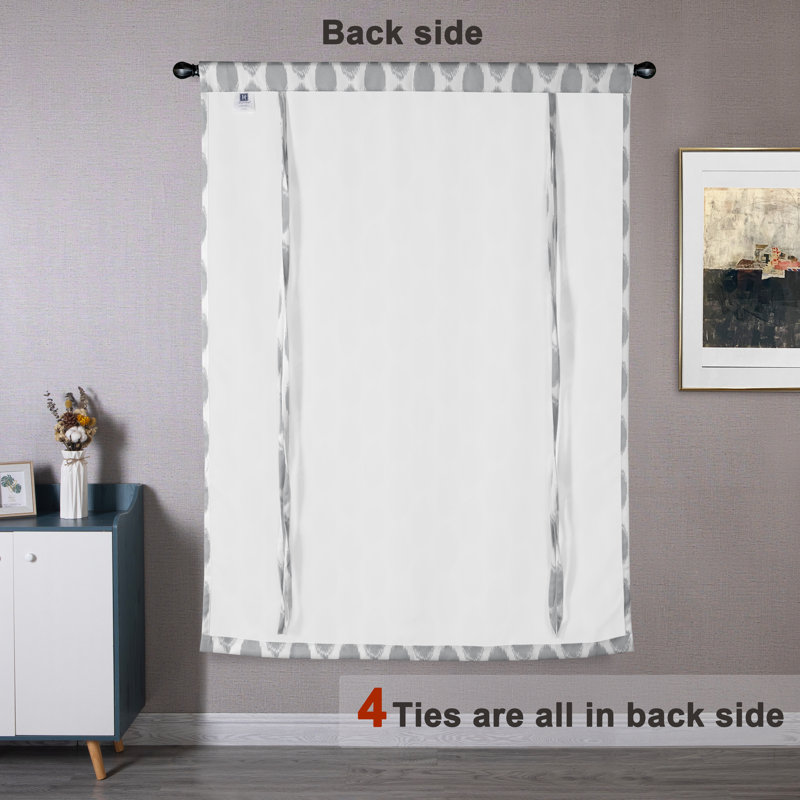 Brigida Polyester Room Darkening Curtain Single Panel