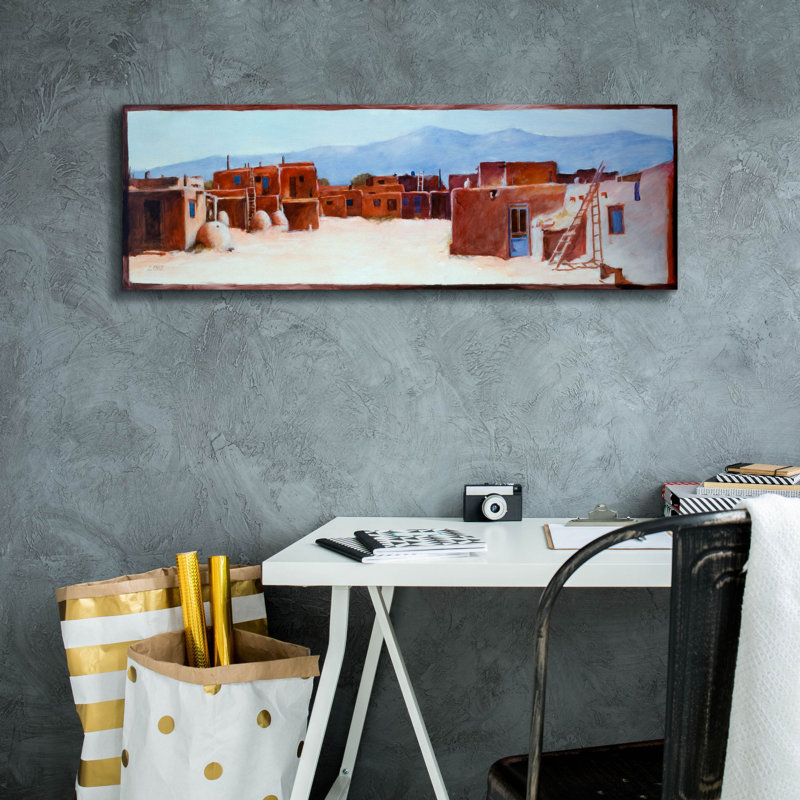 «Divided Light» par J.E. Knauf, art mural sur toile, H 12 po x l 36 po x P 1,5 po