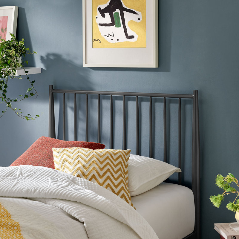 Adair Spindle Metal Platform Bed, Twin