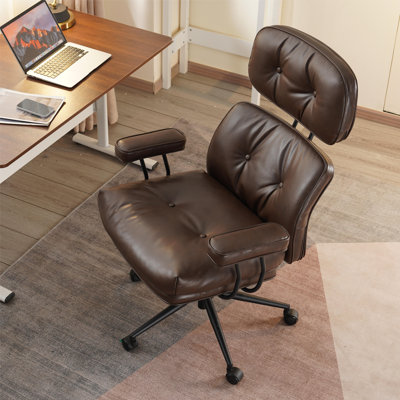 Fauteuil de bureau ergonomique à haut dossier, fauteuil de bureau respirant avec support lombaire et fonction berçante, fauteuil de direction grand et haut