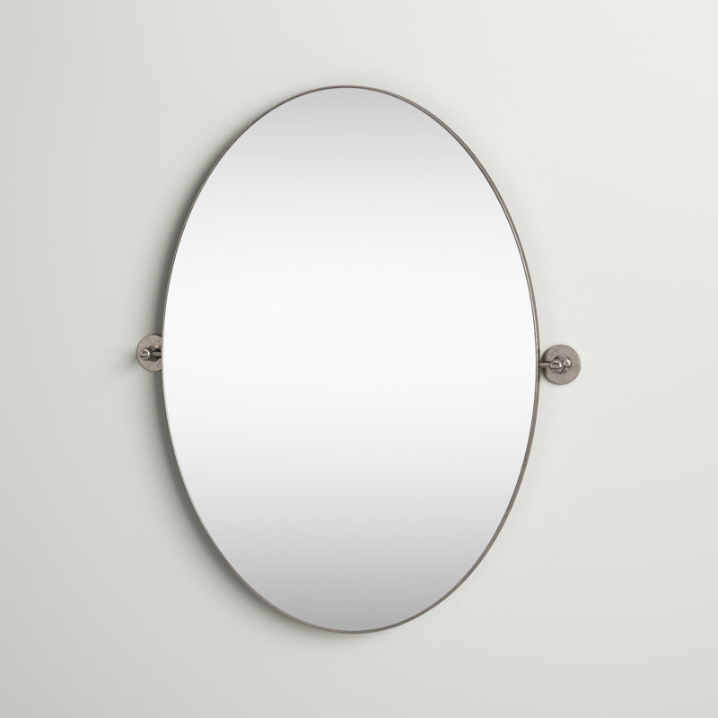 Hewitt Metal Oval Wall Mirror