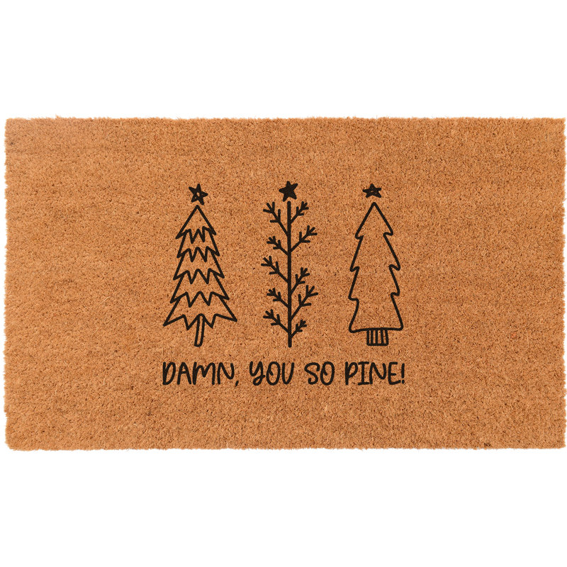 Tapis d'extérieur antidérapant You So Pine, L 22 po x L 36 po