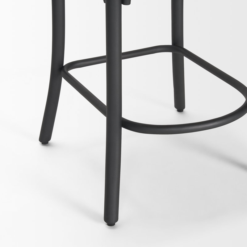 Tabouret supplémentaire en bois massif Borough, Tabouret de comptoir (assise de 26,25 po de hauteu, Brun clair
