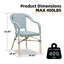 Fauteuil de terrasse empilable-90638480