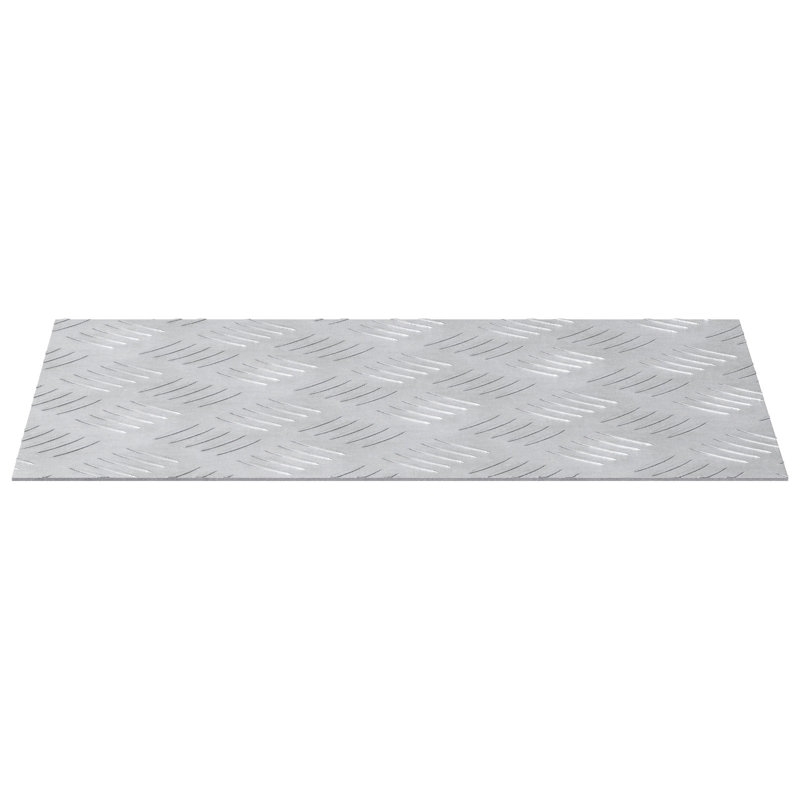 Silver Aluminium Aluminium Stair Treads, Rectangle 30cm x 40cm