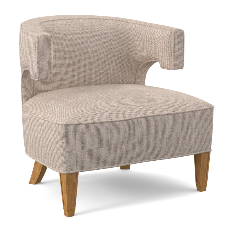 Laurel Barrel Chair, Amber, Libby Linen