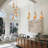 Clema 3-Light Rattan Linear Pendant