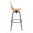 Clean Cut Swivel Counter Stool with Metal Frame-69342295-69342288