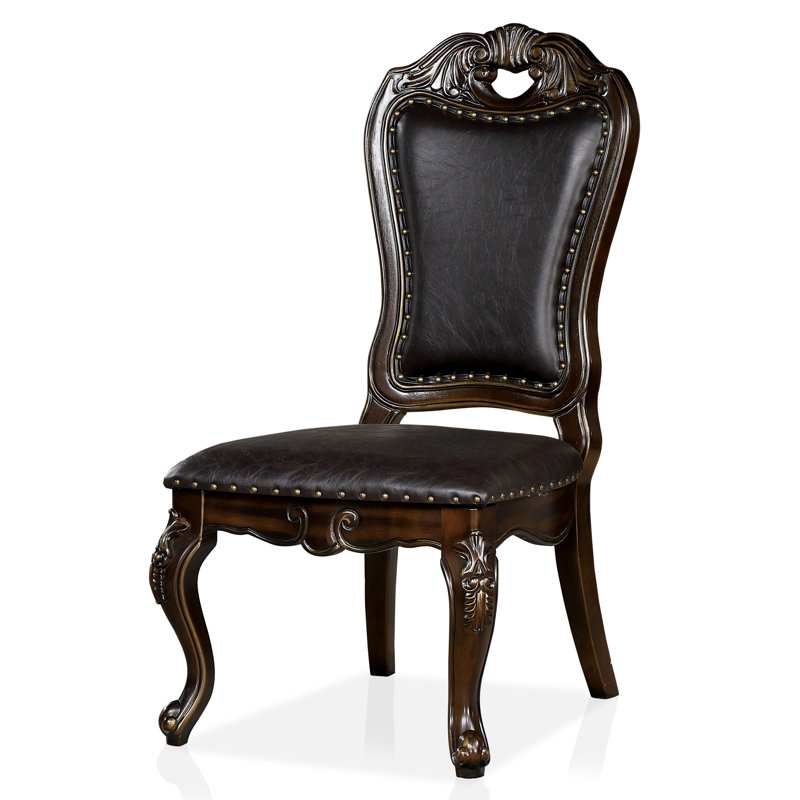 Ardmore 20'' H Faux Leather Upholstered Side Chair
