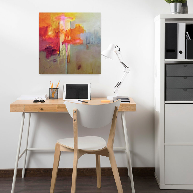 Second Chances III, art abstrait contemporain, H 18 po x l 18 po