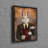 Mr. Rabbit Abstract Alice in Wonderland Art Canvas Featuring Rabbit Wall Art in Modern Poster Style for a Touch of Luxury-1435210447-1435210420-1435210423