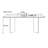 Modern and simple rectangular dining table-6939503