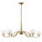 Uttermost Barcelona 6 Light Brass Chandelier