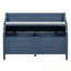 Banc de rangement multifonctionnel en bois pour hall d'entrée avec charnière de sécurité-744964120